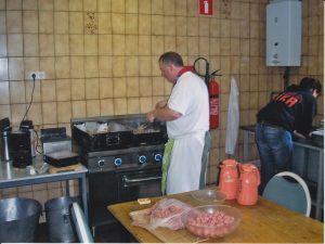 kok in de keuken